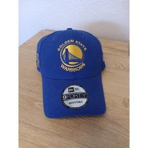 New Era NBA Golden State Warriors Hat  2018 Champions 9FORTY Adjustable Cap Blue